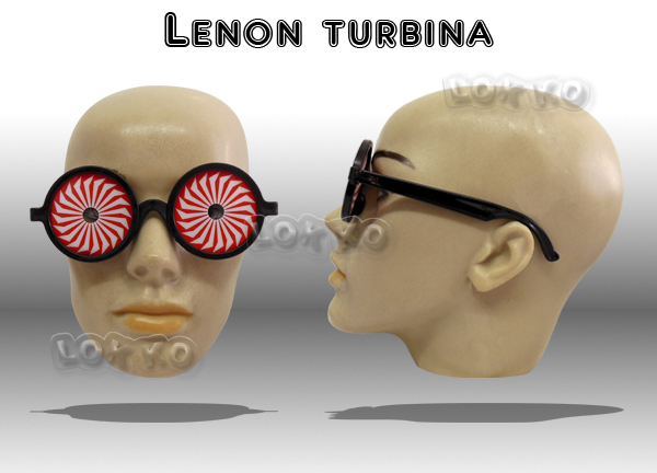 Óculos de festa lenon turbina